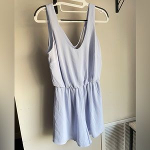 light blue romper